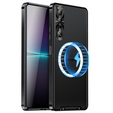Ochranné puzdro na fotoaparát pre Sony Xperia 1 V, CamShield MagSafe, transparentné / čierne