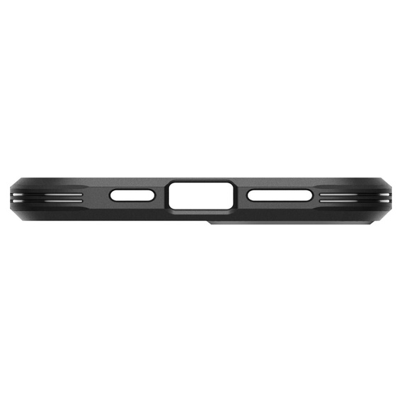 Puzdro Spigen pre iPhone 15, Tough Armor Mag MagSafe, čierne + tvrdené sklo 9H