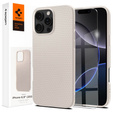 Puzdro Spigen pre iPhone 16 Pro Max, Liquid Air, titán + tvrdené sklo 9H