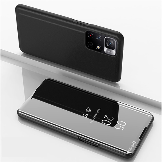 Obal na mobil pre Xiaomi Poco M4 Pro 5G / Redmi Note 11S 5G, Clear View, čierne