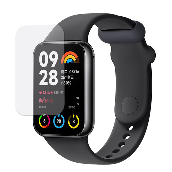 3x ERBORD Hydrogélová fólia pre Xiaomi Smart Band 8 Pro