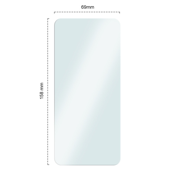 2x tvrdené sklo pre Xiaomi Redmi Note 11 Pro, ERBORD 9H Hard Glass na displeji