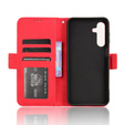 Klapkové puzdro pre Samsung Galaxy A16, Card Slot, červené
