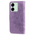 Klapkové puzdro pre Xiaomi Redmi 13C / Poco C65, Mandala Flower, fialové