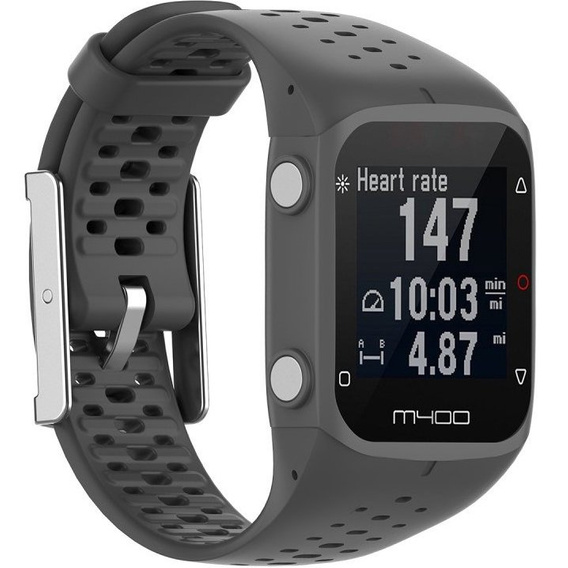 Silikónový remienok pre Polar M400/M430, sivý