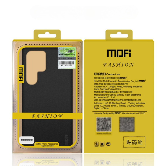 MOFI Slim Obal na mobil pre Samsung Galaxy S23 Ultra, čierne