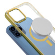 Obal na mobil pre iPhone 13 Pro, ERBORD Hybrid MagSafe Case, modré