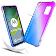 Puzdro pre Motorola Moto E13, Gradient Dropproof, Fialová / modrá