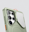 Puzdro pre Samsung Galaxy S25 Ultra, Suritch Shockproof, pre MagSafe, zelený