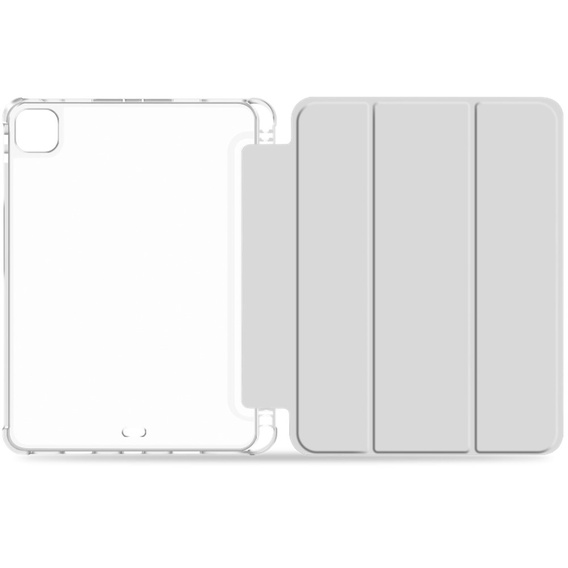 Puzdro pre iPad Pro 11 2022 / 2021 / 2020, Smartcase Hybrid, so slotom na stylus, sivé