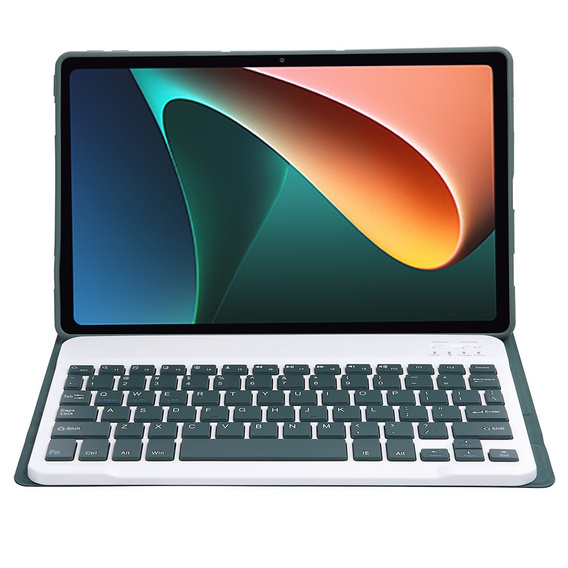 Puzdro + klávesnica Xiaomi Pad 5/5 Pro, zelený