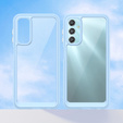 Obal na mobil pre Samsung Galaxy A25 5G, Fusion Hybrid, transparentné / modré + 9H sklo