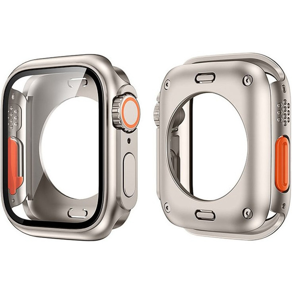 Pasek Nylonowy do Apple Watch 1/2/3/4/5/6/7/8/SE/ULTRA 42/44/45/49mm, Pomarańczowy