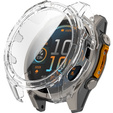 Puzdro 2v1 + tvrdené sklo pre Garmin Fenix 8 51mm, priehľadné
