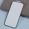 3D tvrdené sklo pre iPhone 15 Plus, s krytom reproduktora, čierne