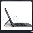Puzdro + klávesnica Galaxy Tab S9, NILLKIN Bumper Pen Slot, čierne