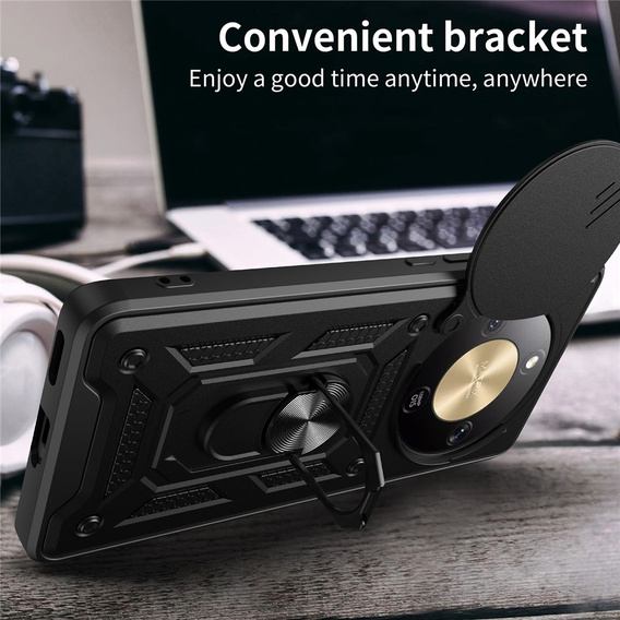 CamShield Slide odolné puzdro s krytom fotoaparátu a krúžkom pre Honor Magic 8 Lite