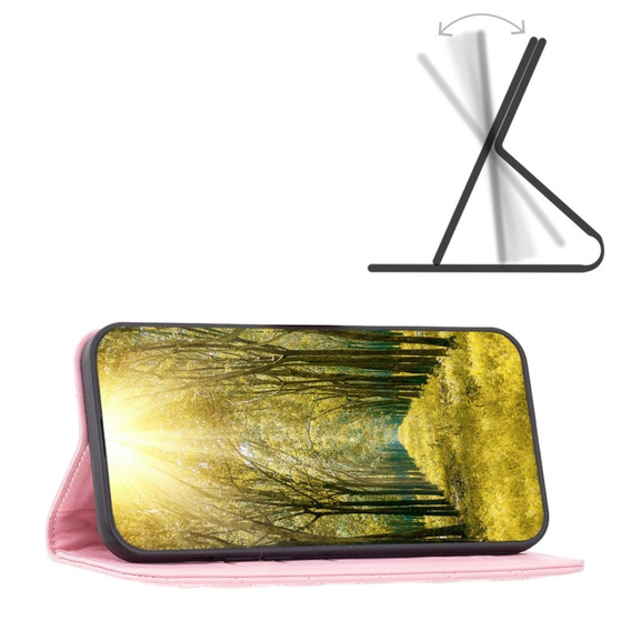 Klapkové puzdro pre Samsung Galaxy A54 5G, Wallet, BINFEN COLOR, ružové