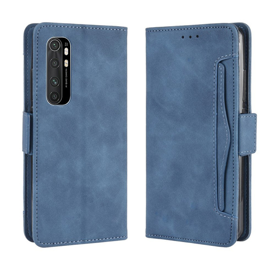 Klapkové puzdro pre Xiaomi Mi Note 10 Lite, Card Slot, modré