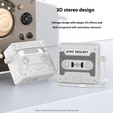 Retro silikónové kazetové puzdro pre Apple AirPods Pro 3
