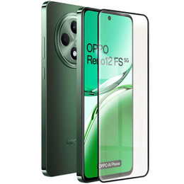 3D tvrdené sklo pre Oppo Reno 12FS / 12F, čierny rám