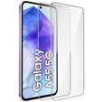 2x tvrdené sklo ERBORD 9H Hard Glass na displeji pre Samsung Galaxy A55 5G