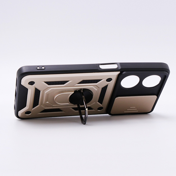 Obal na mobil pre Oppo A98 5G, CamShield Slide, zlaté