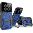Pancierované puzdro pre Realme 12 Pro 5G / 12 Pro+ 5G, Magnetic Ring, modré