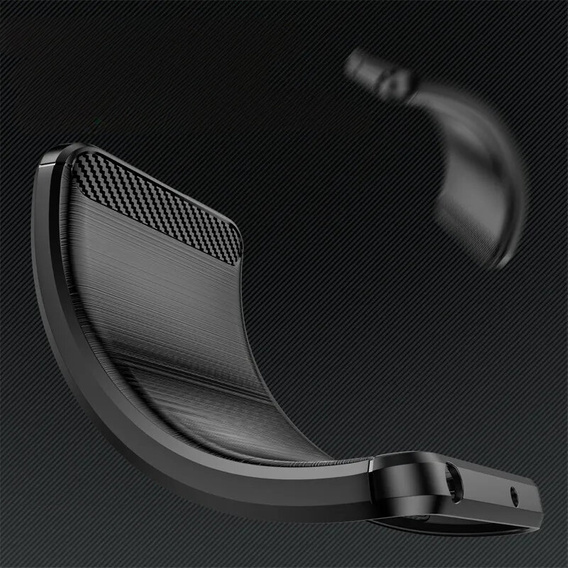 Obal na mobil pre Oppo A80, Carbon, čierne