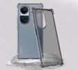 IMAK Obal na mobil pre Oppo Reno 10 / 10 Pro, Dropproof, transparentné / čierne