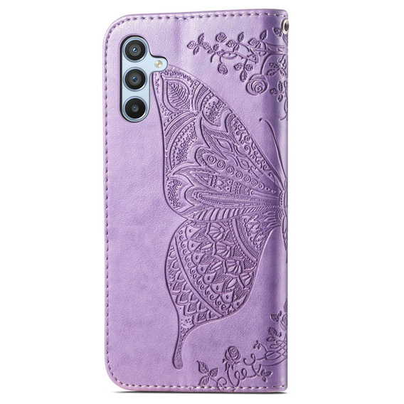Klapkové puzdro pre Samsung Galaxy A56, Butterfly, fialové