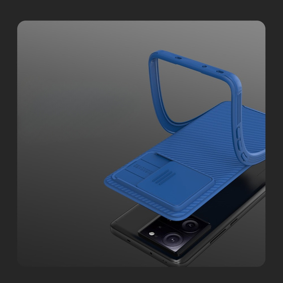 Puzdro pre Xiaomi 13T / 13T Pro, pancierované Nillkin, CamShield Pro, modré