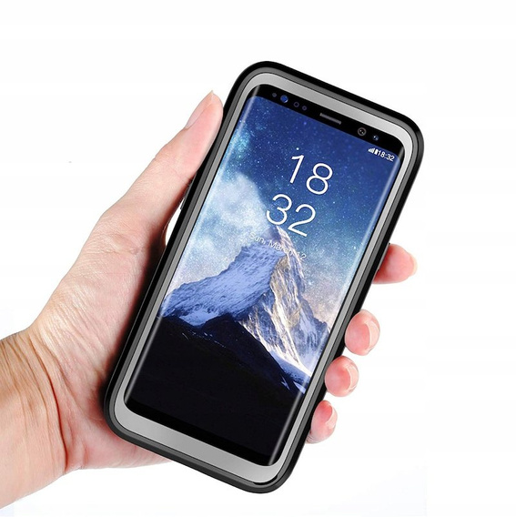 Puzdro pre Samsung Galaxy S9, Shockproof, s fóliou, modré