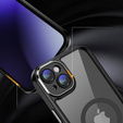 Puzdro pre iPhone 15 Plus, ERBORD Impact Guard, MagSafe, čierne