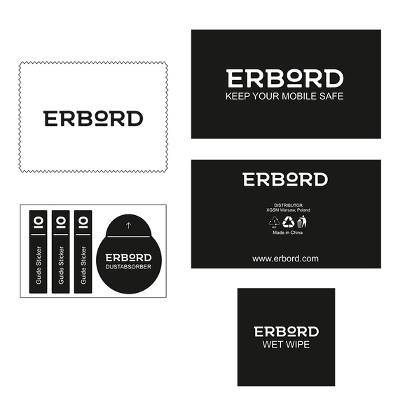 ERBORD Anti-Spy ochranné tvrdené sklo pre iPhone 17 Pro / 17 / 16 Pro, ERBORD Anti-Spy Tempered