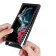 Puzdro pre Samsung Galaxy S23 Ultra, Shockproof, s fóliou, čierne
