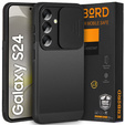 Obal na mobil pre Samsung Galaxy S24, ERBORD CamProtect Slide Camera, čierne