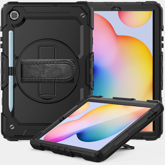 Obrnené puzdro pre Samsung Galaxy Tab S6 Lite 2020 P610/P615 / S6 Lite 2022 10.4, ochranné 360 so slotom na stylus, modré