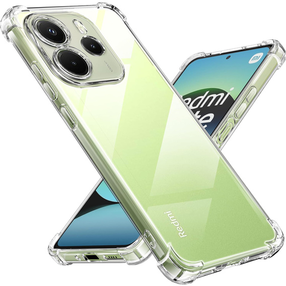Obal na mobil pre Xiaomi Redmi Note 14 4G, Dropproof, priehľadné