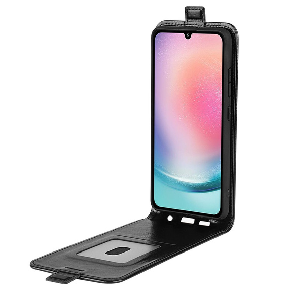 Klapkové puzdro pre Samsung Galaxy A25 5G, Flip, čierne
