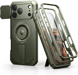 Pancierované puzdro Dexnor so stojanom a spúšťou fotoaparátu, pre MagSafe pre iPhone 17 Pro