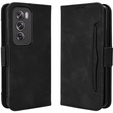 Klapkové puzdro pre Oppo Reno 12, Card Slot, čierne