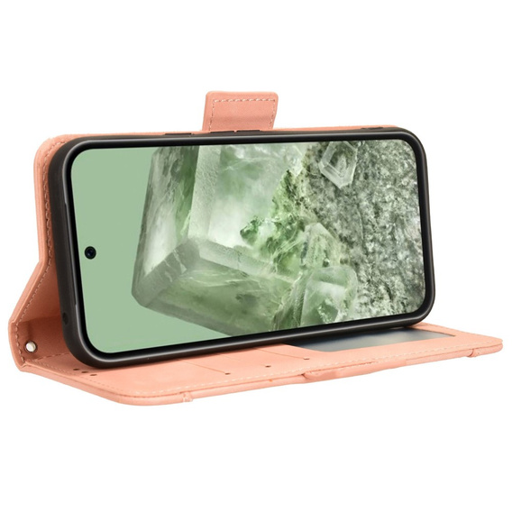Klapkové puzdro pre Google Pixel 8A, Card Slot, ružové