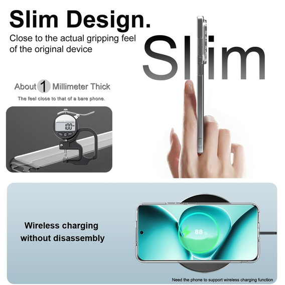 Puzdro IMAK pre Xiaomi Redmi Note 15 Pro Plus 5G / Poco M8 Pro 5G, séria UX-5, priehľadné