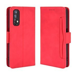 Klapkové puzdro pre Realme 7, Card Slot, červené