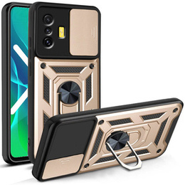 Obal na mobil pre Xiaomi Poco F4 GT, CamShield Slide, zlaté