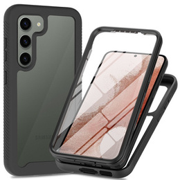 Puzdro pre Samsung Galaxy S23, Shockproof, s fóliou, čierne