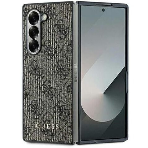 GUESS Obal na mobil pre Samsung Galaxy ZFold 6, 4G Charms Collection Hardcase, hnedé