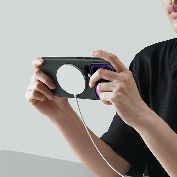 NILLKIN Frosted Shield Pro MagSafe puzdro pre Xiaomi 17 Pro, čierne