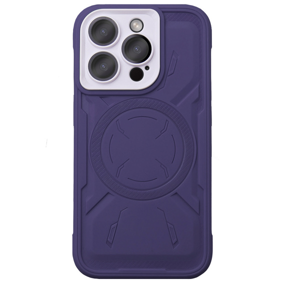 Puzdro pre iPhone 15 Pro Max, ERBORD Armor Mag, fialové